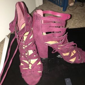 Charlotte Russe strappy heels